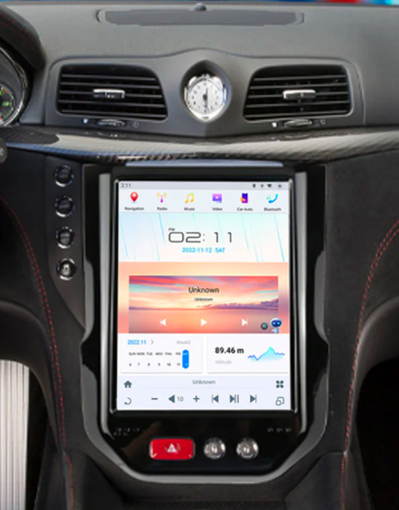 12.1" Navigation and AC Upgrade for Maserati GranTurismo (2007 - 2017)