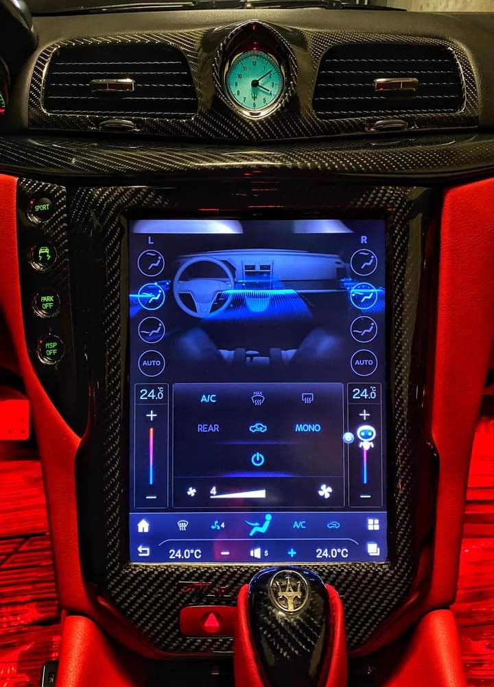 12.1" Navigation and AC Upgrade for Maserati GranTurismo (2007 - 2017)