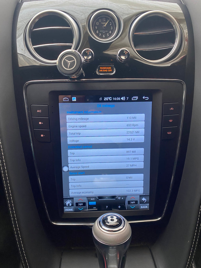 10.4" Screen Replacement for Bentley GT Continental / Flying Spur (2012 - 2018)