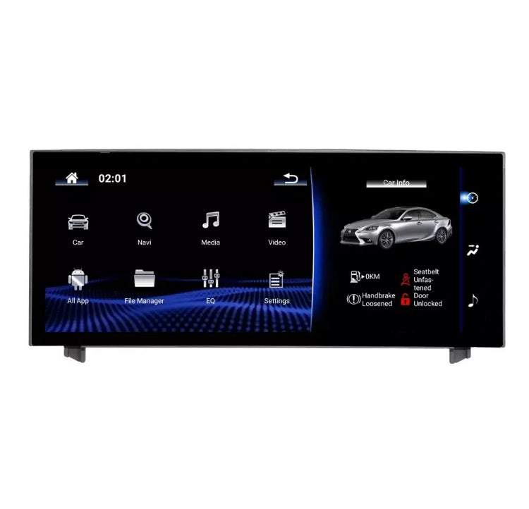 Screen Upgrade for Lexus IS & RC models.  Built-in Apple CarPlay by Mozart Electronics