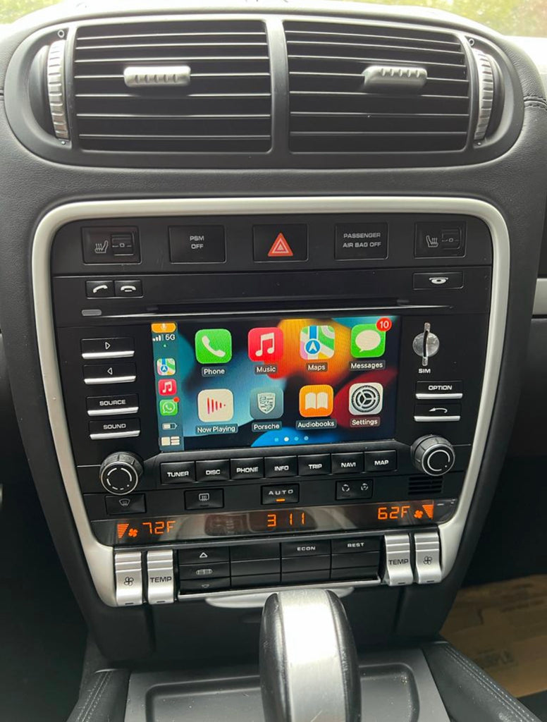 Wireless Porsche PCM 3.0 Apple CarPlay & Android Auto video interface for car models 2009 - 2012