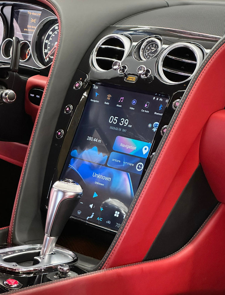 Bentley Continental Gt / Flying Spur Navigation Screen Upgrade With 12.1 (2004 - 2018)