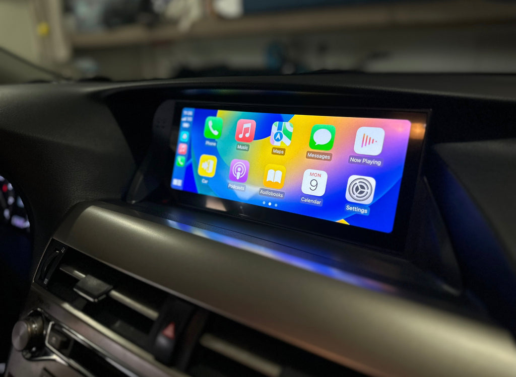 Screen Upgrade for Lexus RX 350, 450H with Built-in Apple CarPlay by Mozart Electronics