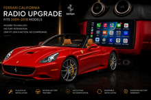 Load image into Gallery viewer, Ferrari California Screen Upgrade with 9" HD Touchscreen — Apple CarPlay &amp; Android Auto (2009–2018)
