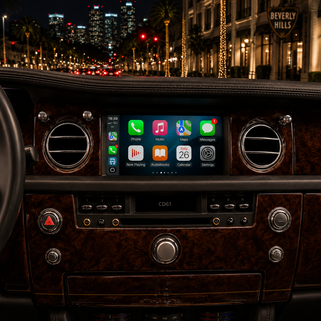 Rolls-Royce Phantom Apple CarPlay & Android Auto Interface (2004–2012)
