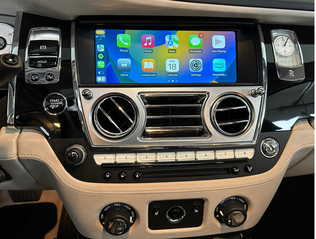 Rolls-Royce Ghost & Phantom Apple CarPlay & Android Auto Interface (2010–2017)