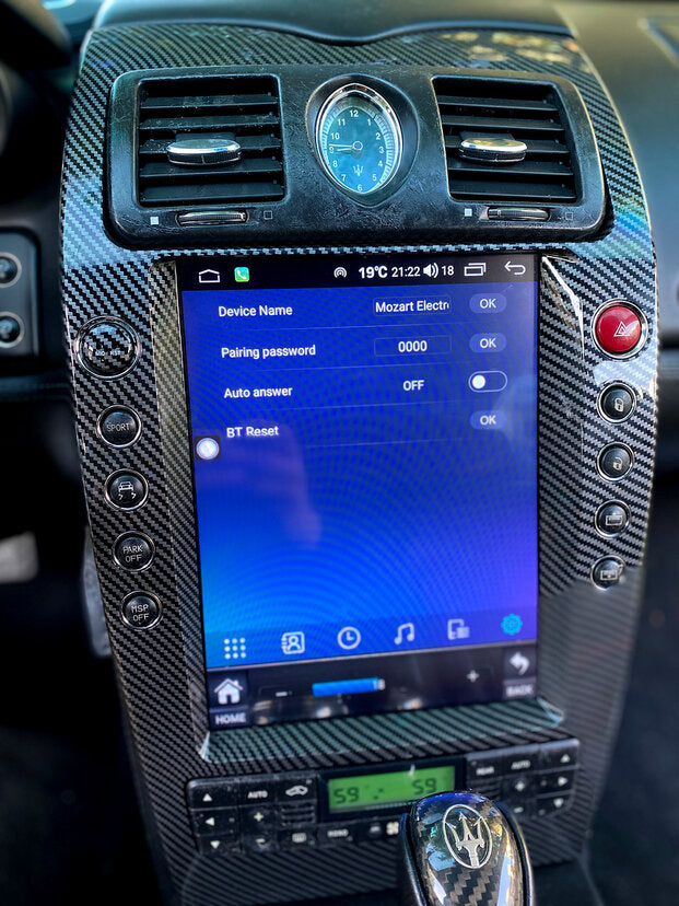 Maserati Quattroporte Navigation Screen Upgrade (2008-2012) Vertical