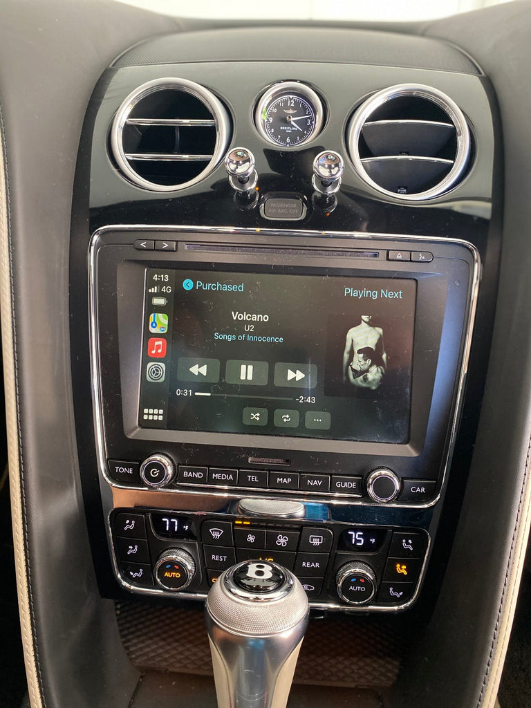 Bentley Apple Carplay & Android Auto Interface (2012 - 2018) Interface