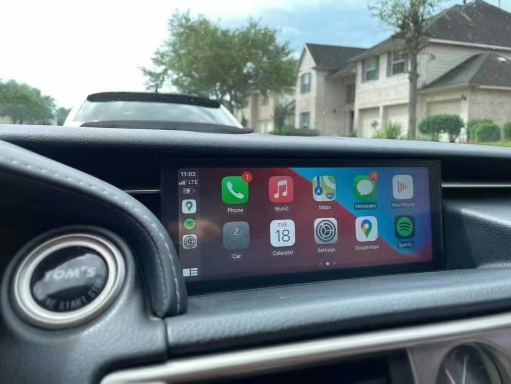 Screen Upgrade for Lexus IS & RC models.  Built-in Apple CarPlay by Mozart Electronics