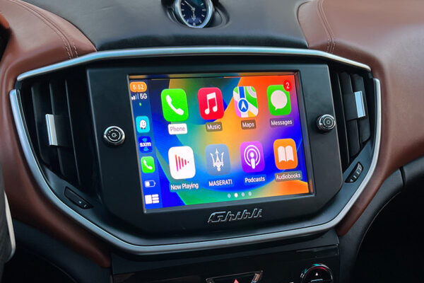 Maserati Ghibli / Quattroporte Apple CarPlay & Android Auto interface