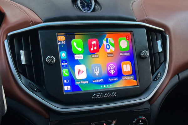Maserati Ghibli / Quattroporte Apple CarPlay & Android Auto Upgrade (2013-2018)