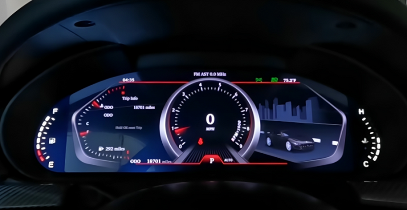 Maserati GT / Quattroporte Digital Instrument Cluster
