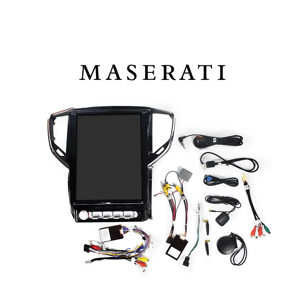 Maserati Ghibli Navigation Screen Upgrade With Apple Carplay (2014 - 2016) Vertical Screen