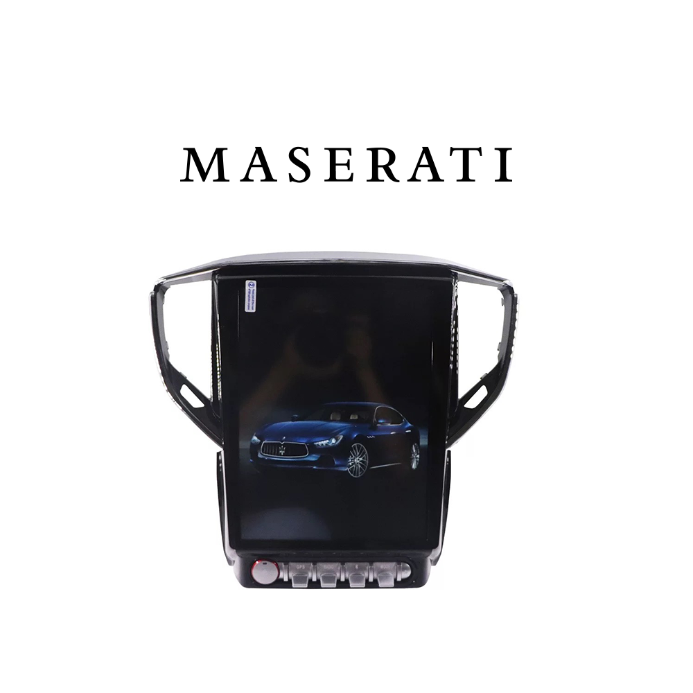 Maserati Ghibli Navigation Screen Upgrade With Apple Carplay (2014 - 2016) Vertical Screen