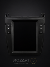 Load image into Gallery viewer, Bentley 10.4 inch touchscreen head unit with side buttons and mounting brackets on a dark studio background