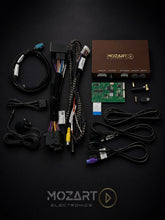 Load image into Gallery viewer, Complete Bentley Apple CarPlay upgrade package with all included hardware laid out