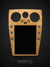 Load image into Gallery viewer, Bentley screen upgrade framed in light woodgrain trim, matched to the factory dashboard finishBentley screen upgrade framed in light woodgrain trim, matched to the factory dashboard finish