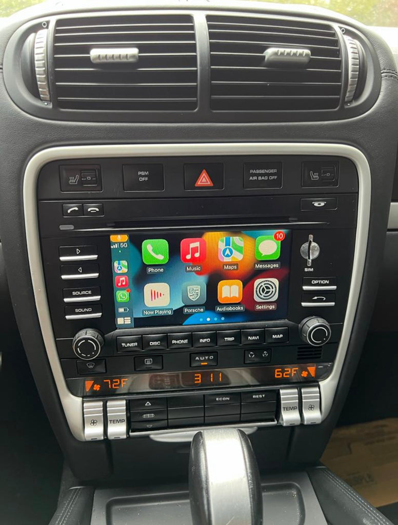 Wireless Porsche PCM 3.0 Apple CarPlay & Android Auto video interface for car models 2009 - 2012  