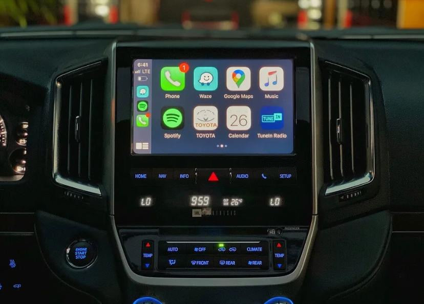 Toyota Land Cruiser Apple Carplay Upgrade (2016 - 2020) Motor Vehicle A/v Players & In-Dash Systems