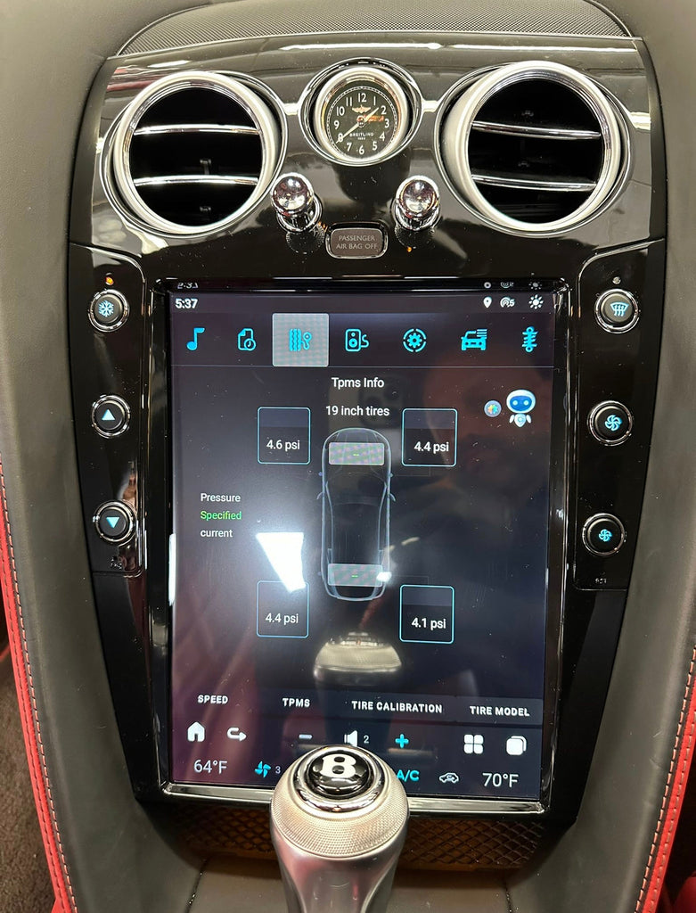 Bentley Continental Gt / Flying Spur Navigation Screen Upgrade With 12.1 (2004 - 2018)