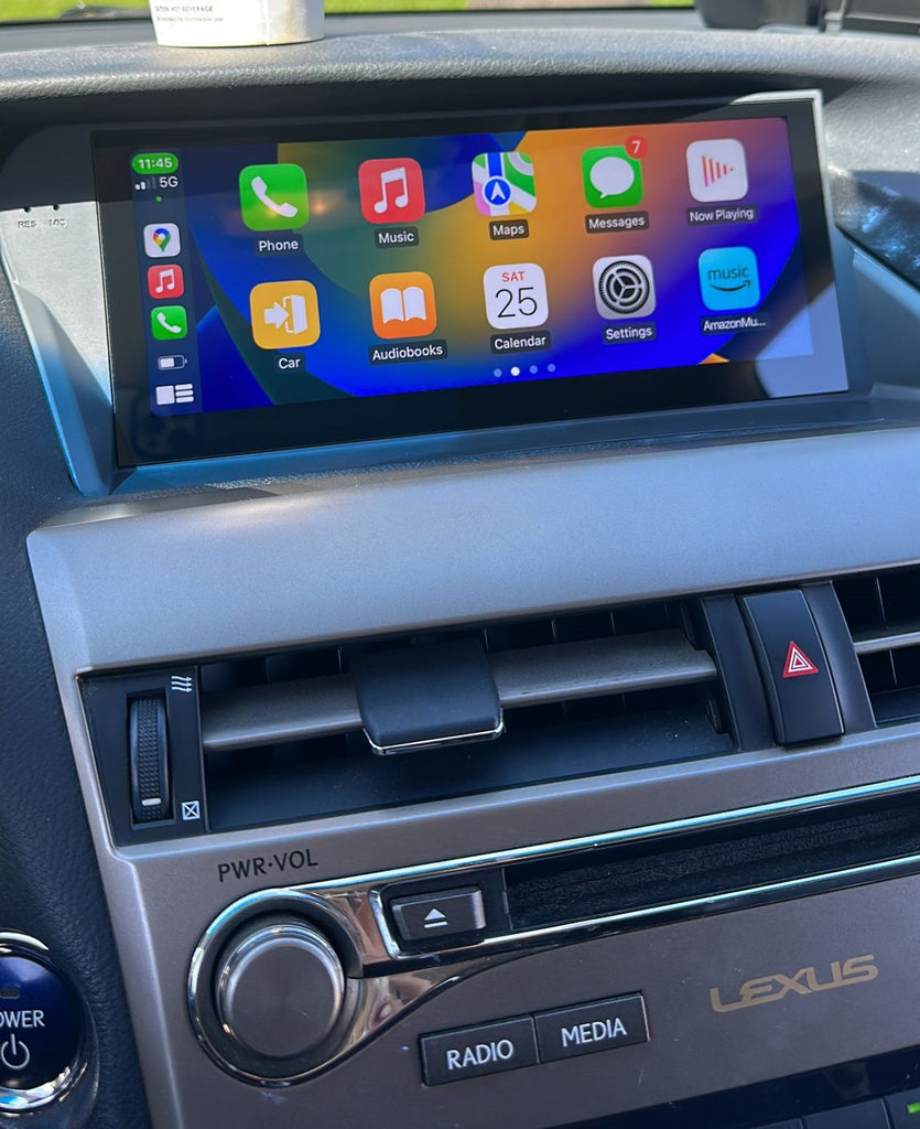 Screen Upgrade for Lexus RX 350, 450H with Built-in Apple CarPlay by Mozart Electronics