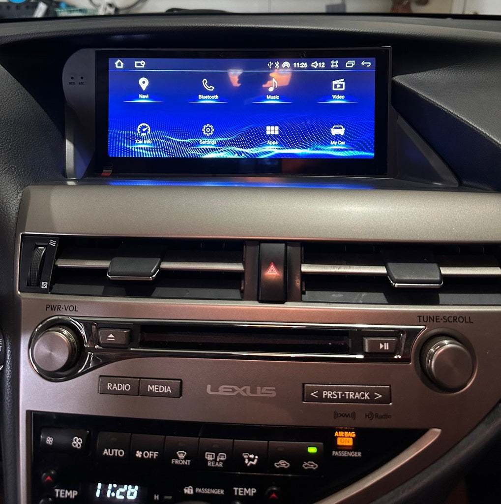 Screen Upgrade for Lexus RX 350, 450H with Built-in Apple CarPlay & Android Auto by Mozart Electronics