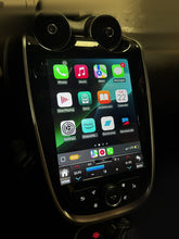 Laden Sie das Bild in den Galerie-Viewer, Gloss black McLaren screen upgrade head unit showing the McLaren start-up display